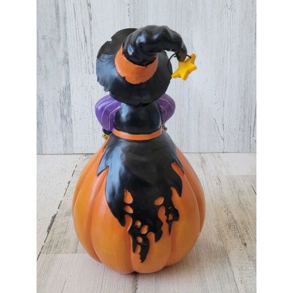 Halloween witch cauldron potion pumpkin star bat figure - Picture 6 of 8